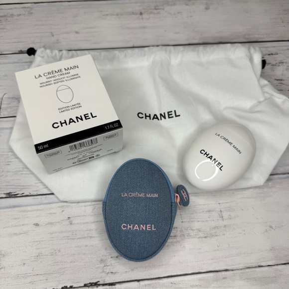 CHANEL La Crème Main with Denim Pouch LIMITED EDITION - Picture 3 of 7